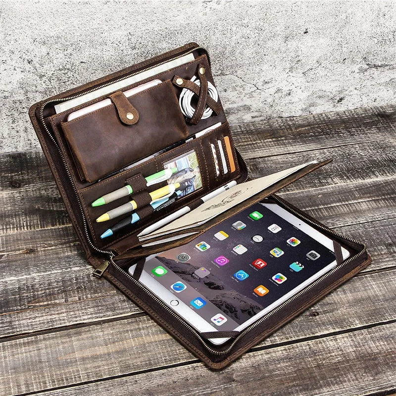 Tablet Tech Accessories - Custodia per tablet in pelle per