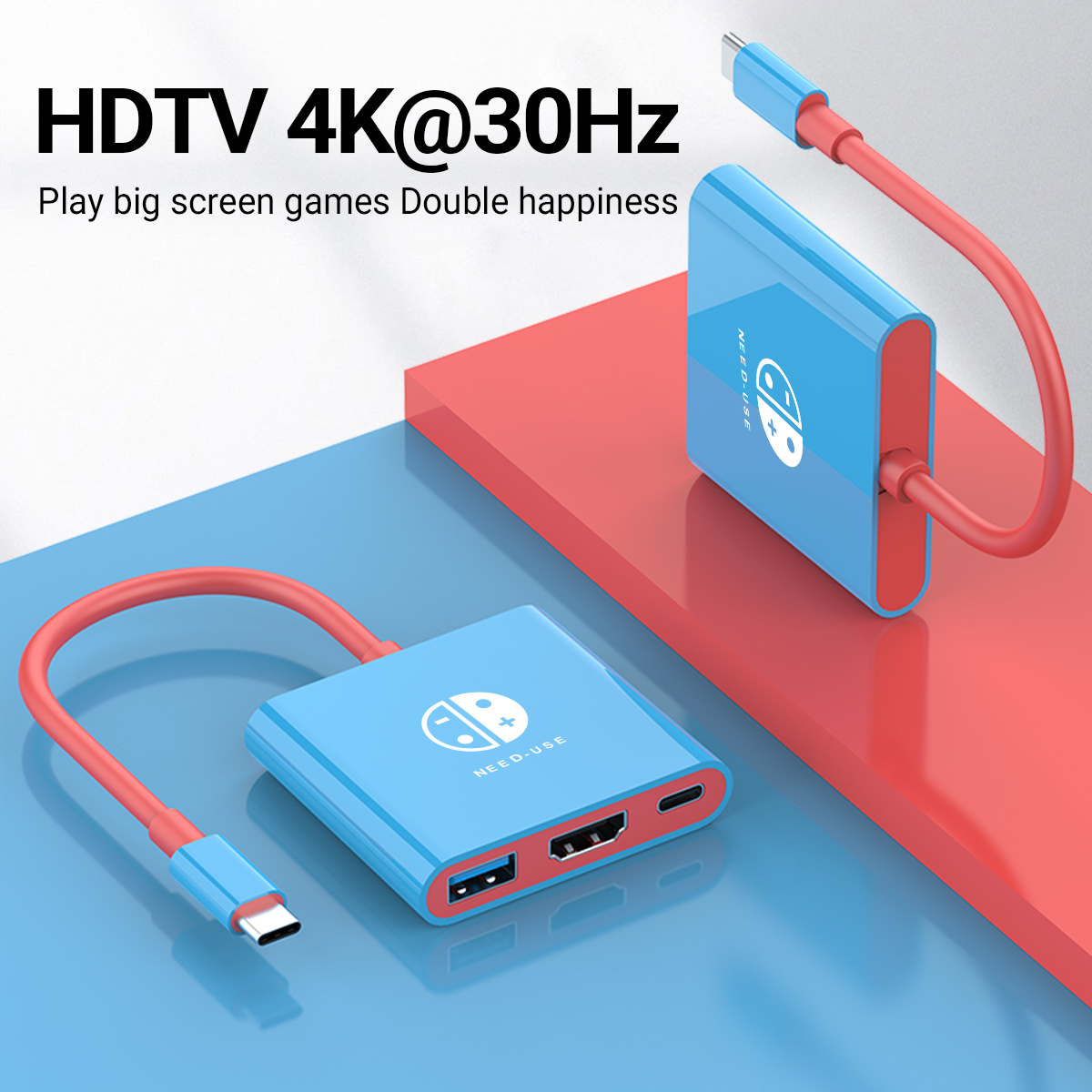 Hdmi Adapter Tablet - Hub USB C 3-in-1 con Adattatore