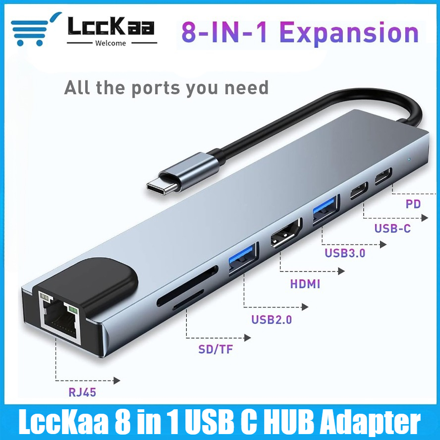 Hdmi Adapter Tablet - Hub USB C 8/7 in 1