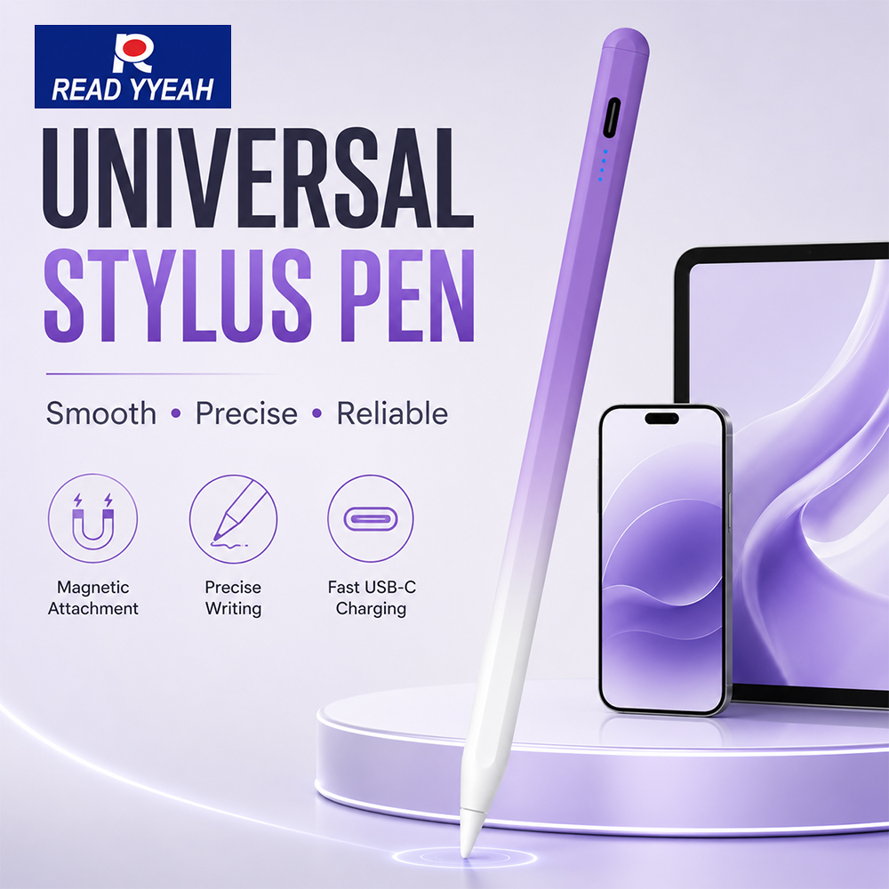 Tablet Stylus Accessories - Penna Stilo Attiva Universale con Attacco