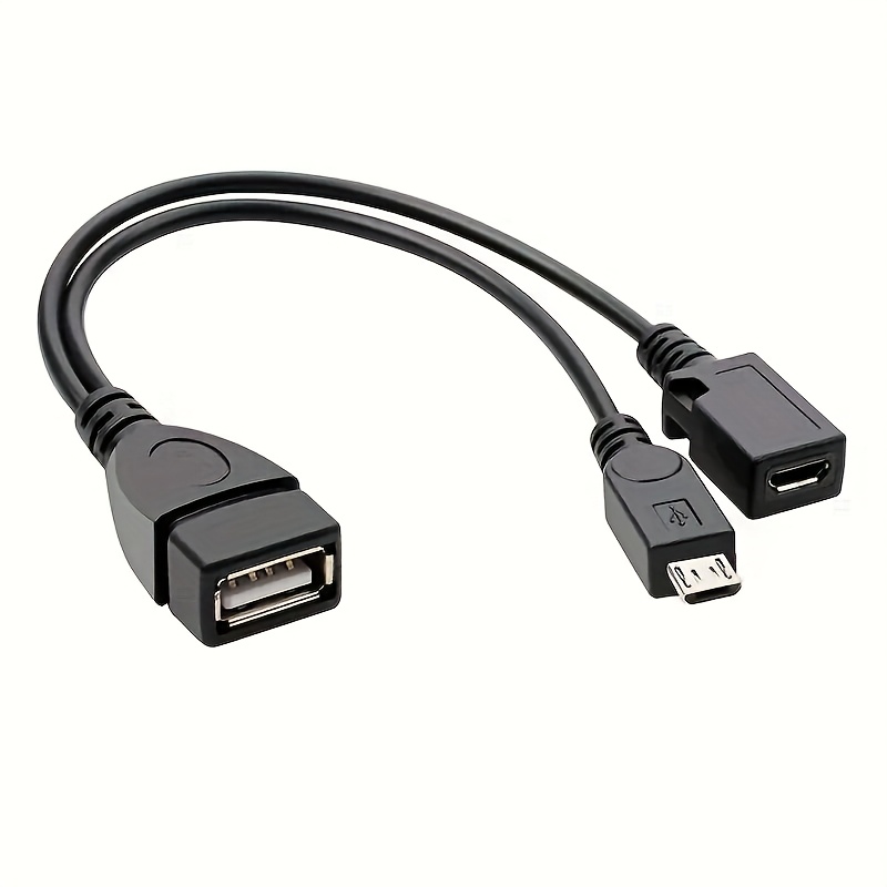 Tablet Tech Accessories - Adattatore splitter da USB a micro