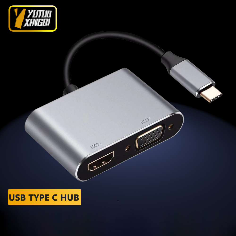 Usb Hub Type C - Cavo Adattatore USB Type C a