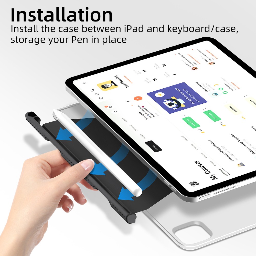 Tablet Stylus Accessories - Portamatite per Apple Pencil supporto di