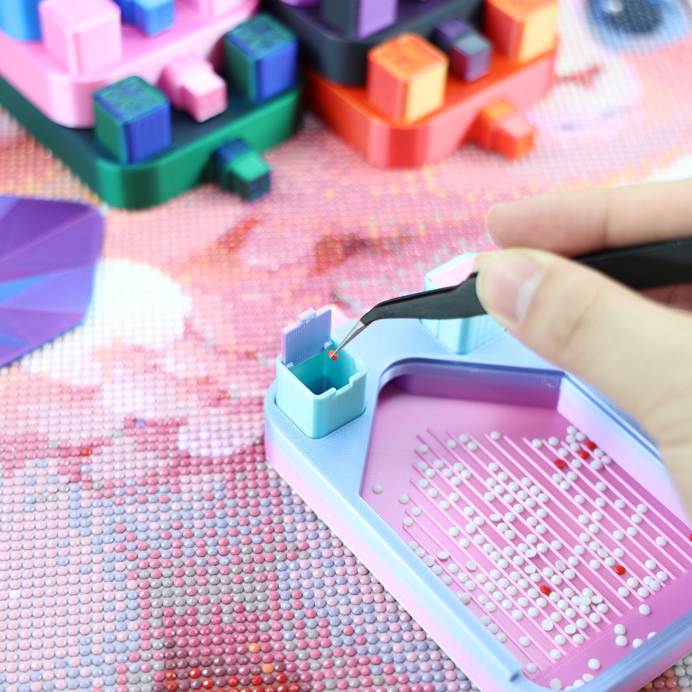 Drawing Tablet Pen Accessories - Vassoio per Diamond Painting Multicolore con