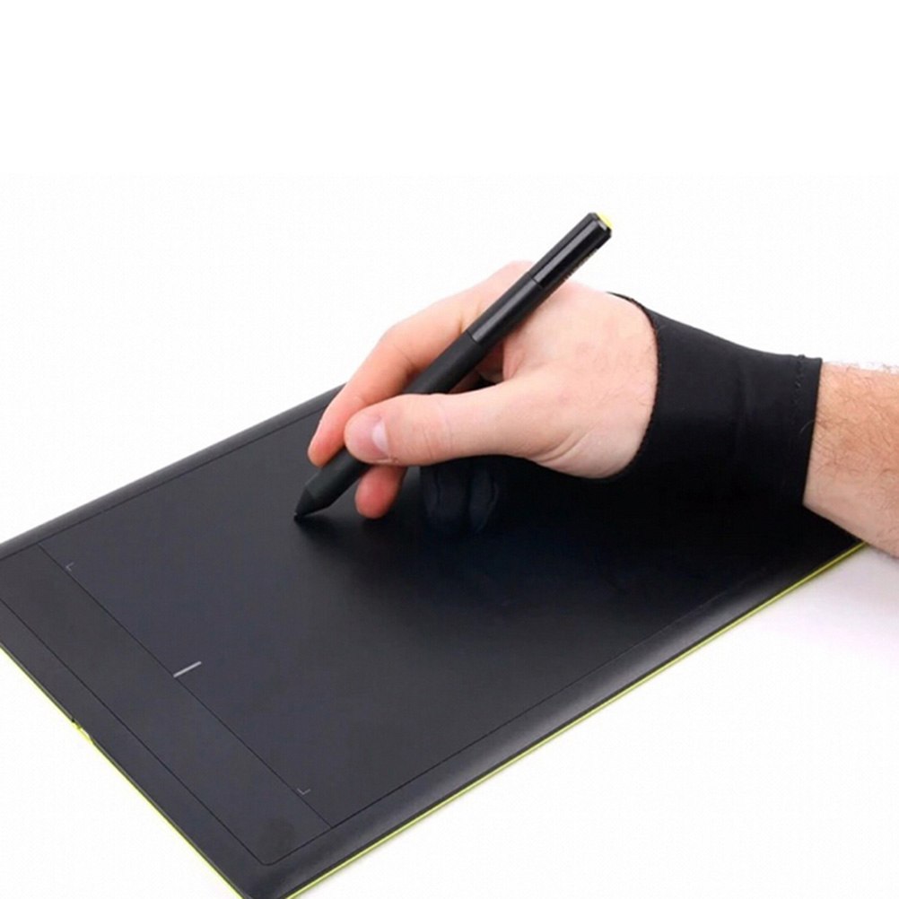 Drawing Glove Artist - Guanto artista nero a 2 dita