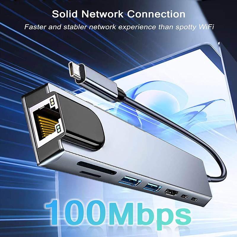 Hub USB tipo C 8 in 1 per MacB - Hdmi Adapter Tablet recensione e prezzo