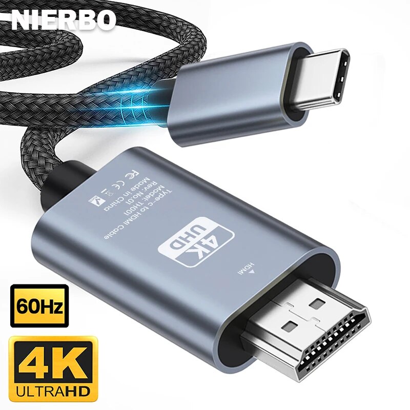 Cavo NIERBO da USB C a HDMI da - Hdmi Adapter Tablet recensione e prezzo