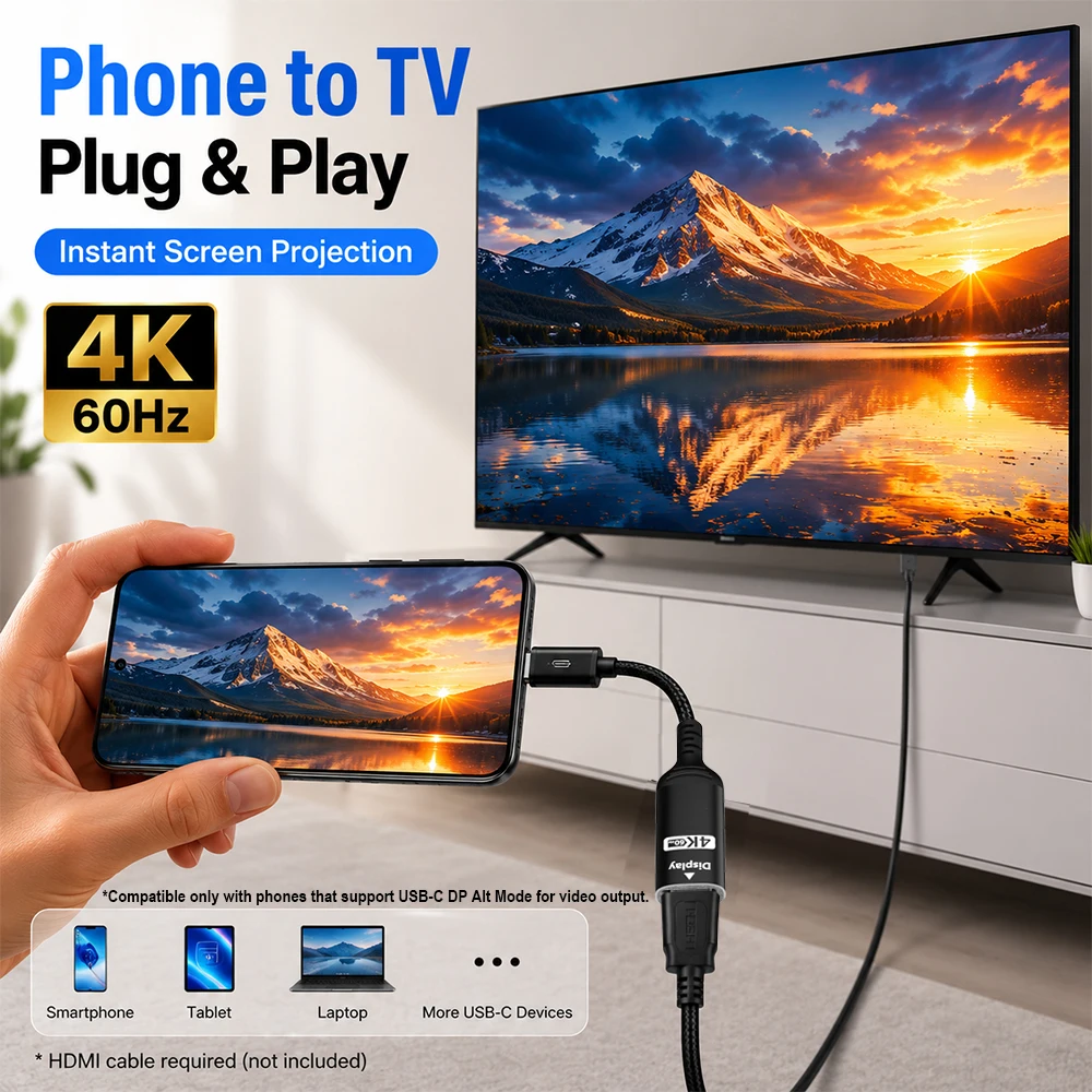 Adattatore USB C a HDMI 4K@60H - Hdmi Adapter Tablet recensione e prezzo
