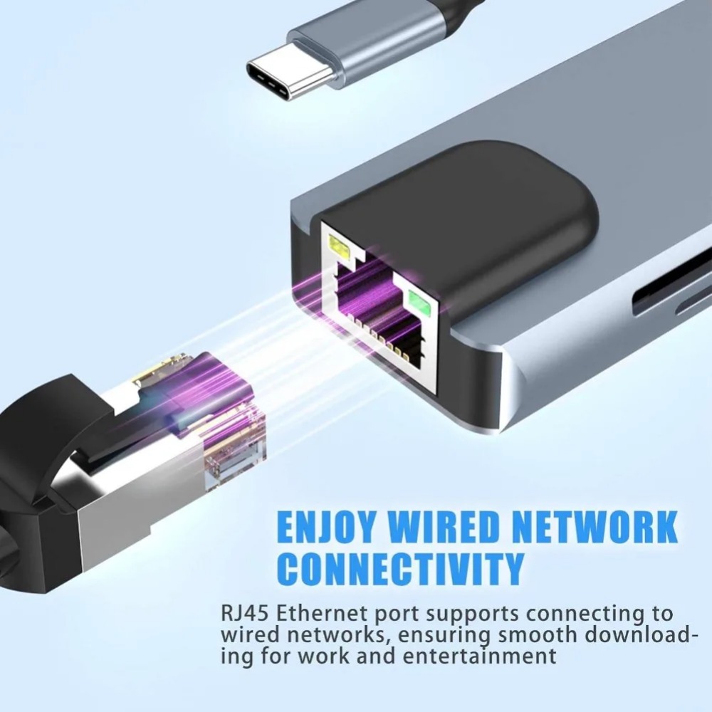 Hub USB C 8/7 in 1 con Adattat - Hdmi Adapter Tablet recensione e prezzo