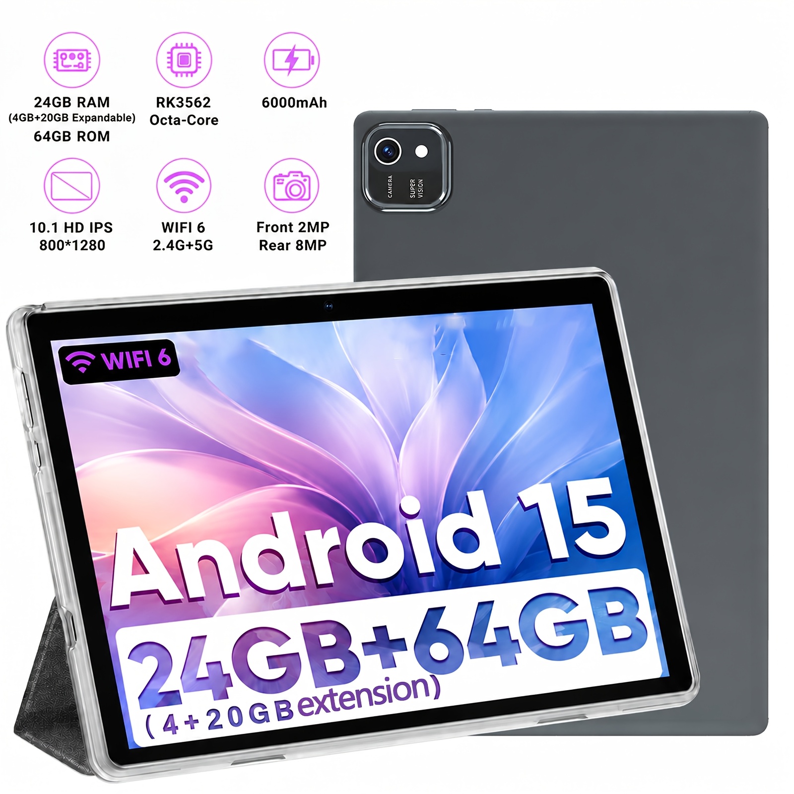 Tablet Android 15 2-in-1 da 10 - Ram Tablet Accessories recensione e prezzo