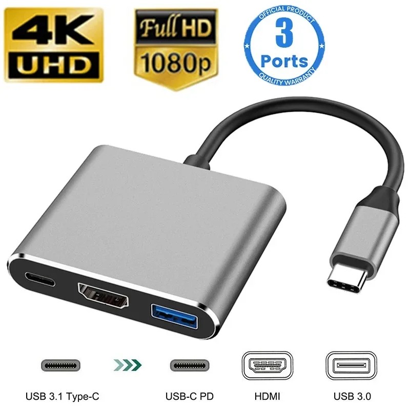 USB C HUB 3in1 Tipo C 3.0 a Do - Hdmi Adapter Tablet recensione e prezzo