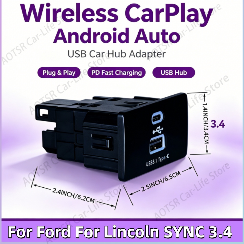 Adattatore wireless CarPlay e  - Usb Hub Type C recensione e prezzo
